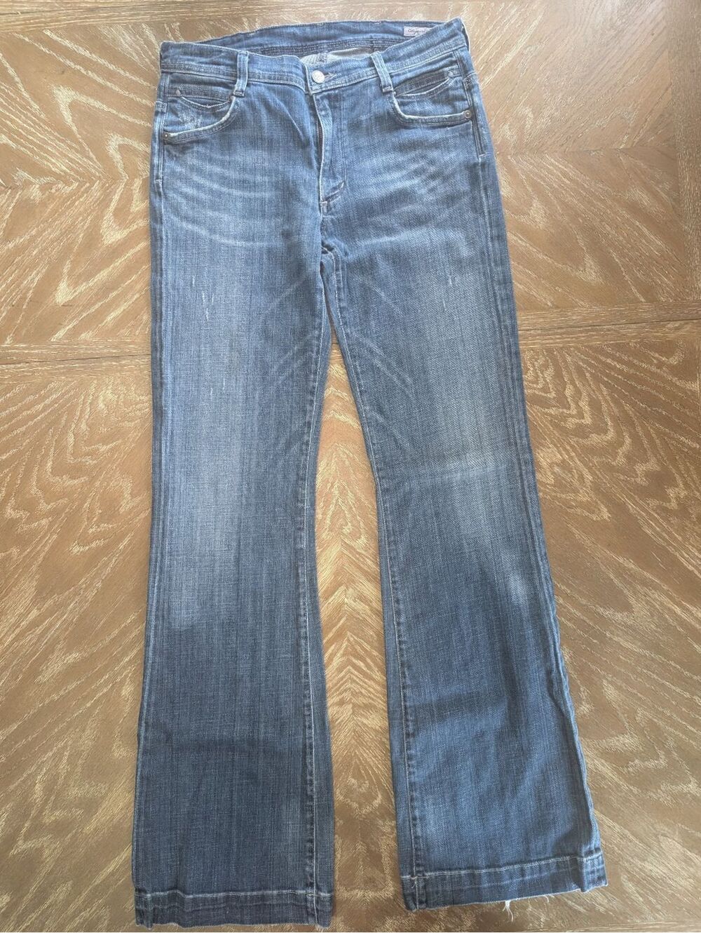 Vintage Citizens of Humanity Jeans Women Low Rise Bootcut Blue Y2K 2004